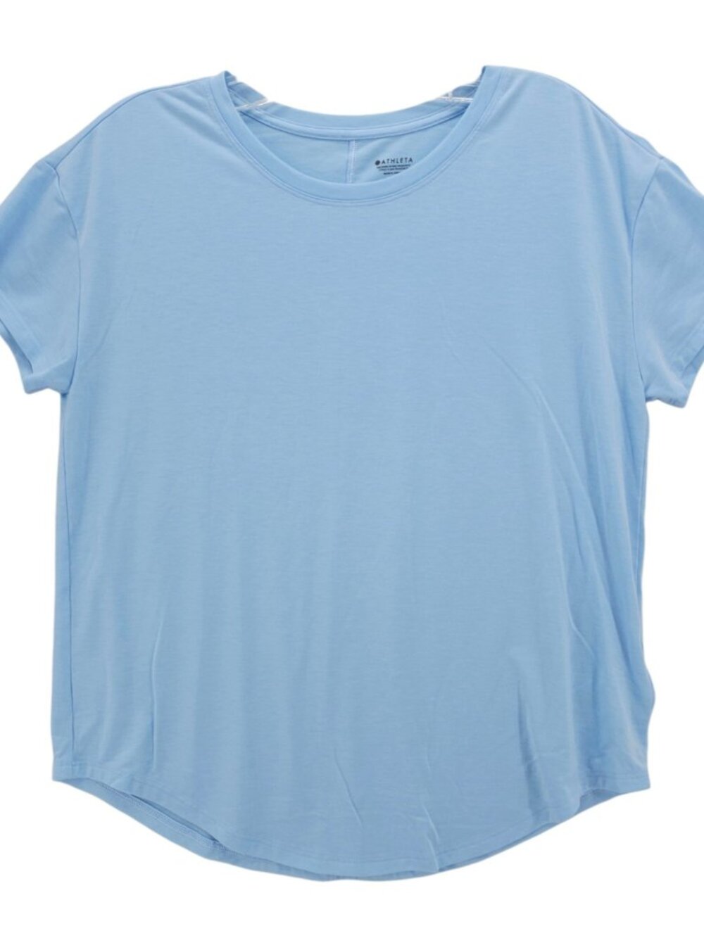 ATHLETA Blue Move with Ease Tee Lightweight Stretch Size XS